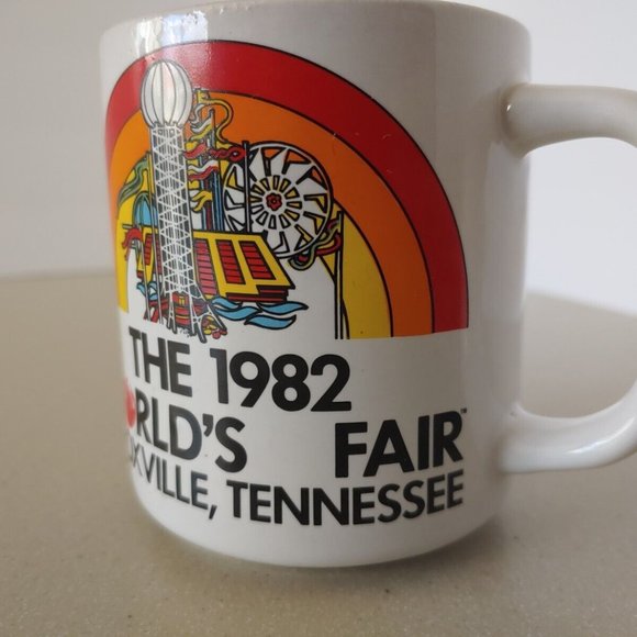 1982 World's Fair Knoxville Tennessee Coffee Mug Cup Souvenir Vintage VTG - Picture 3 of 12